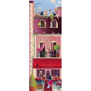 Doble kort 110x310mm, Foucart, husfasade