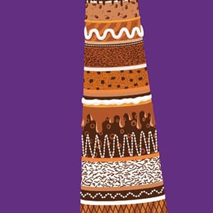 Doble kort 110x310mm, Tornior, kake,katt,mus