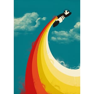 Dobbelt kort 12x17, Jay Fleck, Panda Express