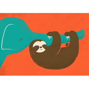 Dobbelt kort 12x17, Jay Fleck, Let`s Hang