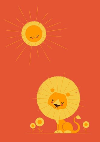 Dobbelt kort 12x17, Jay Fleck, Who loves the sun