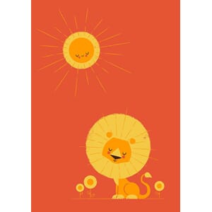 Dobbelt kort 12x17, Jay Fleck, Who loves the sun