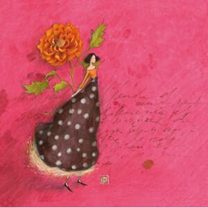 Kvadr.kunstkort, Boissonnard, enk.m/konv