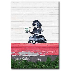 Doble kort 120x170mm, BANKSY, Diamond Girl