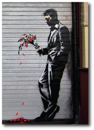 Doble kort 120x170mm, BANKSY, Hustler