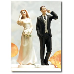 Doble kort 120x170mm, Caketoppers, Two Phones