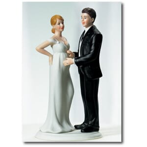 Doble kort 120x170mm, Caketoppers, Pregnant