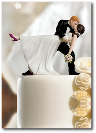 Doble kort 120x170mm, Caketoppers, Romantic