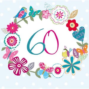 Anledningskort 140x140, 60 år