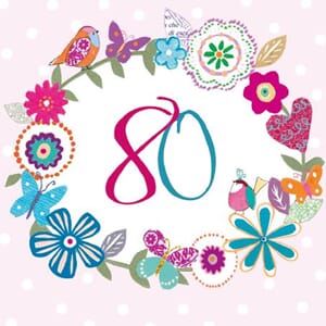 Anledningskort 140x140, 80 år