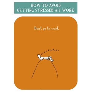 Kort, Harolds Planet 170x125, Avoiding Stress at Work