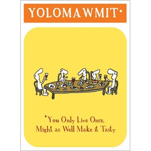 Kort, Harolds Planet 170x125, You Only Live Once