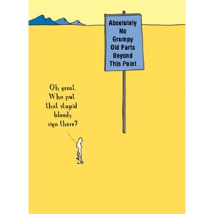 Kort, Harolds Planet 170x125, ..no grumpy old farts...