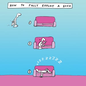 Kort 140x140, Harolds Planet, Exploit a Sofa