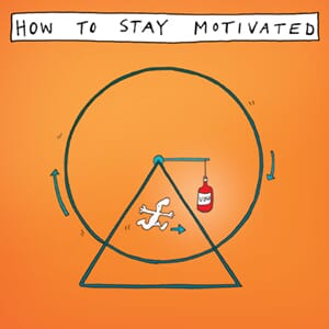 Kort 140x140, Harolds Planet, How to stay motivated