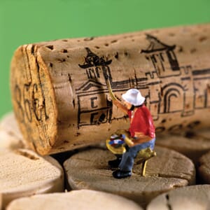 Doble kort med småfigurer MINIMIAM, 155x155, Painting the Co