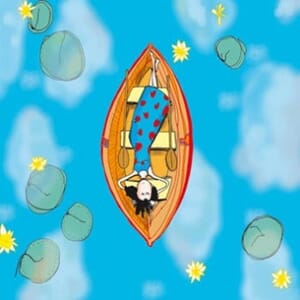 Kort "Ilustris" 16Ox16O,  i båt