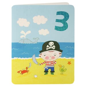 Doble kort 127x165, Kids, 3 år gutt