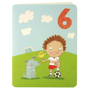 Doble kort 127x165, Kids, 6 år gutt