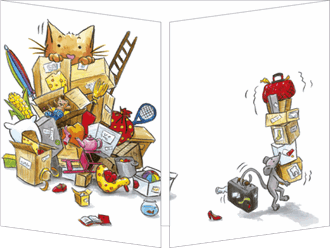 Klaffekort, flyttesjau