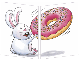 Klaffekort Kanin & smultring