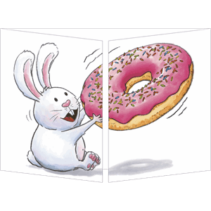 Klaffekort Kanin & smultring