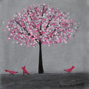 Dobbelt kort, 155x155, Nikki Monaghan, Blossom Tree