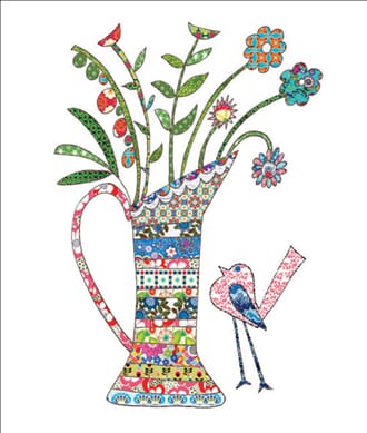 Doble kort 146x170, Art Folio, Portfolio, Spring Bouquet