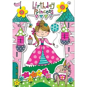 Doble kort 178x126, Wonderland, Princess