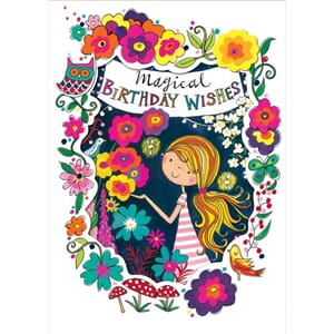 Doble kort 178x126, Wonderland, Magical Birthday Wishes