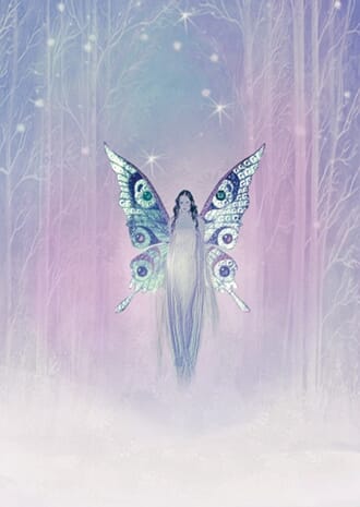 Kort 178x122 Crystal Collection, Fairy Queen