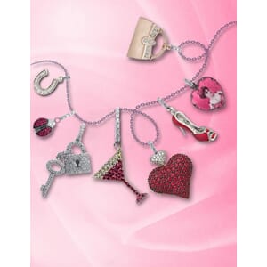 Kort 178x122 Crystal Collection, Charm Bracelet