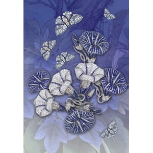 Kort 178x122 Crystal Collection, Morning Glory