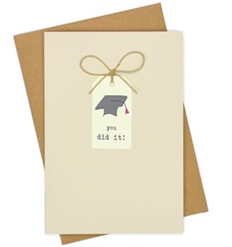 Doble kort, 105x152, Tag Cards, Eksamen/You did it!
