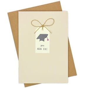 Doble kort, 105x152, Tag Cards, Eksamen/You did it!