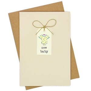 Doble kort, 105x152, Tag Cards, New baby