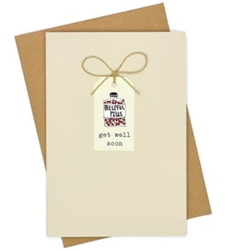 Doble kort, 105x152, Tag Cards, Get Well