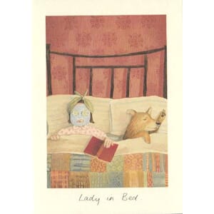 Kort Two Bad Mice: Lady in Bed
