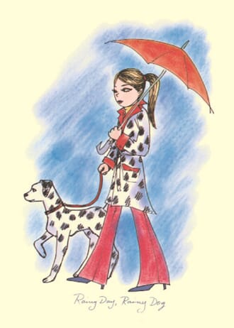 Kort Two Bad Mice: Rainy day, rainy dog
