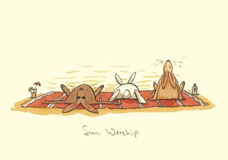 Kort Two Bad Mice: Sun worship