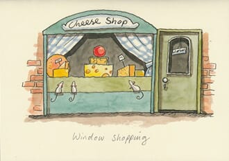 Kort Two Bad Mice: Window Shopping