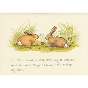 Kort Two Bad Mice: Stop rabbiting on woman