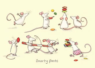 Kort Two Bad Mice: Smarty Pants