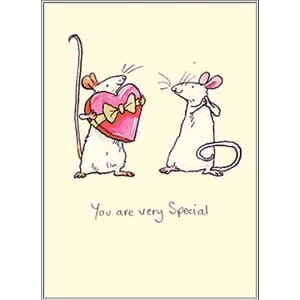 Dobbelt kort Two Bad Mice, 100x150: You are very special