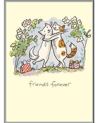 Dobbelt kort Two Bad Mice, 100x150: Friends forever