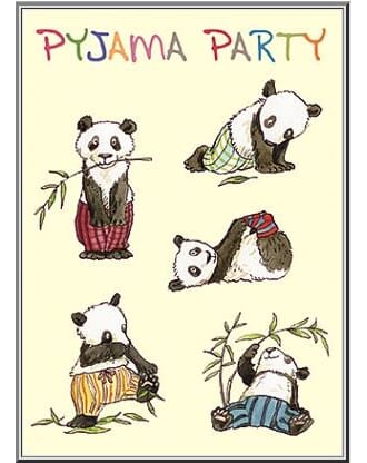 Dobbelt kort Two Bad Mice, 100x150: Pyjama Party