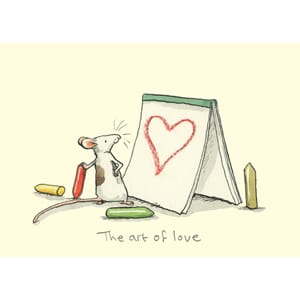 Dobbelt kort Two Bad Mice, 100x150: The Art of Love