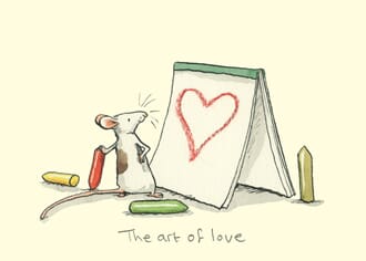 Dobbelt kort Two Bad Mice, 100x150: The Art of Love