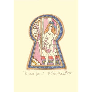 Kort Two Bad Mice: Kisses for.....