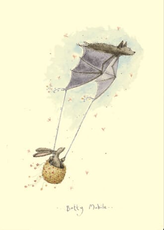 Kort Two Bad Mice: Batty Mobile